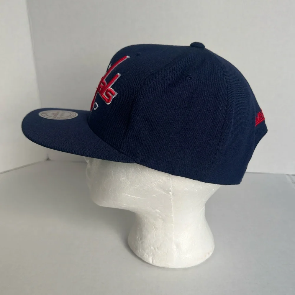 NHL Mitchell & Ness Hat Mens Snapback ajustable Washington Capitals wool hat